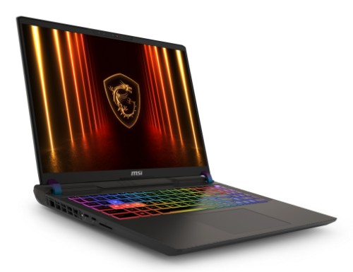 MSI Vector 16 HX AI A2XWHG-060US Intel Core Ultra 9 275HX Laptop 16" Quad HD+ 32 GB DDR5-SDRAM 2 TB SSD NVIDIA GeForce RTX 5070 Ti Wi-Fi 7 (802.11be) Windows 11 Pro Gray