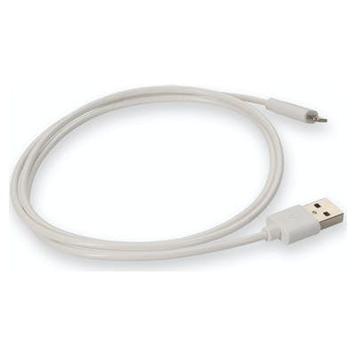 AddOn Networks USBA2LGT3FW-AO lightning cable White