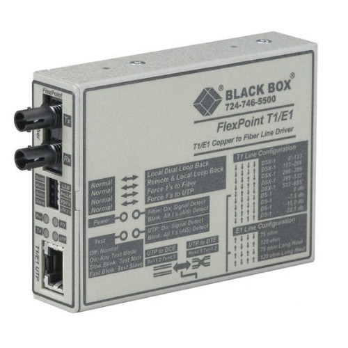 Black Box MT660A-MM network media converter 2048 Mbit/s Gray