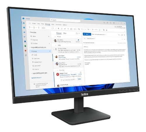 Lenovo ThinkVision S24-4e computer monitor 23.8" 1920 x 1080 pixels Full HD LED Black