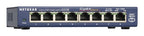 NETGEAR GS108 Unmanaged Gigabit Ethernet (10/100/1000) Desktop Blue