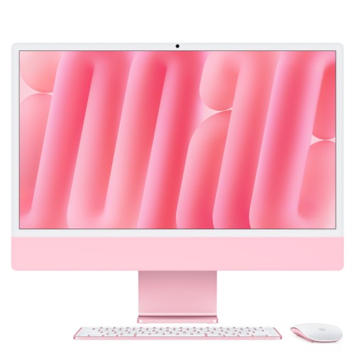 Apple iMac Apple M M4 23.5" 4480 x 2520 pixels All-in-One PC 16 GB 256 GB SSD macOS Sequoia Wi-Fi 6E (802.11ax) Pink