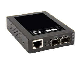 Axiom MC03-2XSFP-AX network media converter 1000 Mbit/s Multi-mode, Single-mode Black