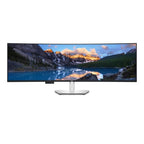 DELL UltraSharp U4924DW LED display 49" 5120 x 1440 pixels 5K Ultra HD LCD Black, Silver