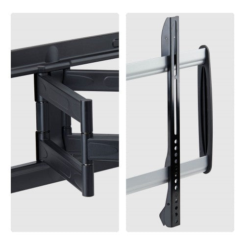 StarTech.com 65SAP2-TV-WALL-MOUNT TV mount/stand 65" Black, Silver