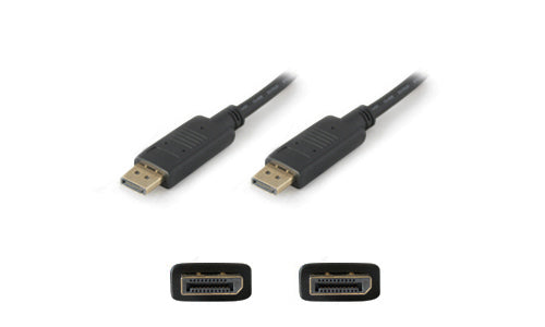 AddOn Networks 1ft DisplayPort 11.8" (0.3 m) Black