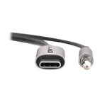 Eaton U437-MM1-03 audio cable 35.4" (0.9 m) 3.5mm USB Type-C Black, Gray