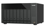 QNAP TL-D810TC4-US disk array 0 TB Desktop Black