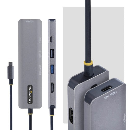 StarTech.com 164B-USBC-MULTIPORT laptop dock/port replicator Wired USB 3.2 Gen 2 (3.1 Gen 2) Type-C Gray