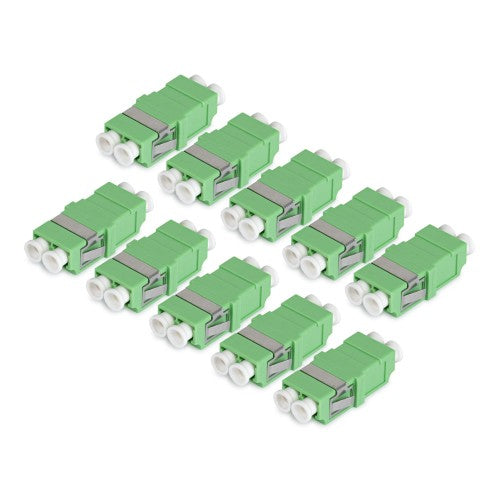 StarTech.com DUPLEXLCAPCNOF fiber optic adapter LC/APC 10 pc(s) Green