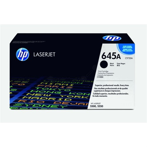 C9730A (645A) Toner black, 13K pages @ 5% coverage
