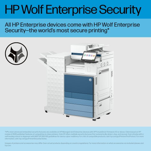 HP LaserJet Enterprise 8801z+ Multifunction Color Printer, Only Ethernet; Duplex; Copier, Scanner