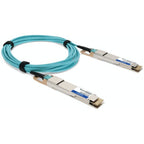 AddOn Networks AOC-D-D-400G-1M-AO InfiniBand/fibre optic cable 39.4" (1 m) QSFP-DD Blue
