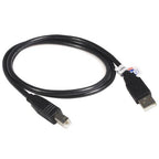 StarTech.com USB2HAB10 USB cable USB 2.0 118.1" (3 m) USB A USB B 0.48 Gbit/s Black