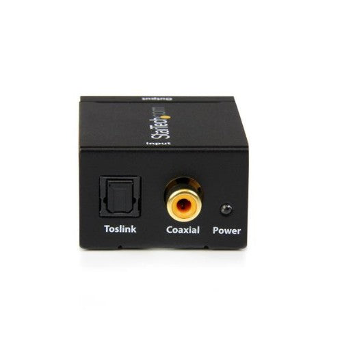 StarTech.com SPDIF2AA audio converter Black