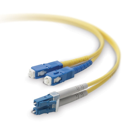 Belkin 5m LC / SC InfiniBand/fibre optic cable 196.9" (5 m) OFC Yellow