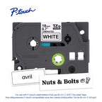 Brother TZe-241G label-making tape Black on white