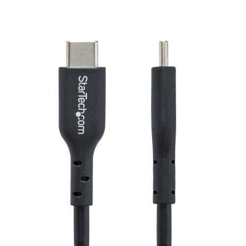 StarTech.com USB2CC10FBKE USB cable USB 2.0 118.1" (3 m) USB C 0.48 Gbit/s 60 W Black