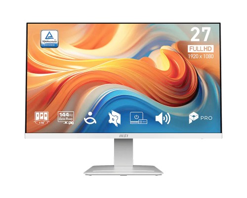MSI Pro MP273W E14A computer monitor 27" 1920 x 1080 pixels Full HD LCD White