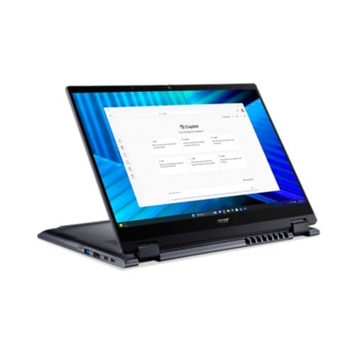 Acer TravelMate TMP414RN-55-79AM Intel Core Ultra 7 255U Hybrid (2-in-1) 14" Touchscreen WUXGA 16 GB DDR5-SDRAM 1 TB SSD Wi-Fi 7 (802.11be) Windows 11 Pro Blue