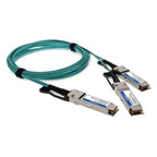 AddOn Networks MFS1S50-H005V-AO InfiniBand/fibre optic cable 196.9" (5 m) QSFP56 2x QSFP56 AOC Aqua color