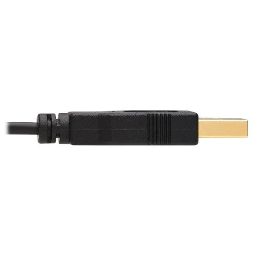 Tripp Lite P567-02M video cable adapter 78.7" (2 m) HDMI + USB DisplayPort Black