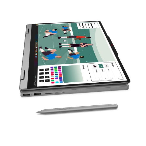 Lenovo IdeaPad 5 2-in-1 14AGP11 Copilot+ PC AMD Ryzen™ AI 5 430 Hybrid (2-in-1) 14" Touchscreen WUXGA 16 GB DDR5-SDRAM 512 GB SSD Wi-Fi 7 (802.11be) Windows 11 Home Gray English