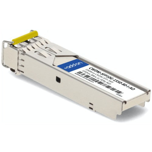 AddOn Networks CWDM-SFP10G-1550-80-I-AO network transceiver module Fiber optic 10000 Mbit/s SFP+ 1550 nm