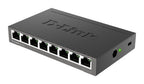 D-Link DGS-108 network switch Unmanaged L2 Gigabit Ethernet (10/100/1000) Desktop Black