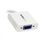 StarTech.com MDP2VGAW video cable adapter 5.12" (0.13 m) Mini DisplayPort VGA (D-Sub) White