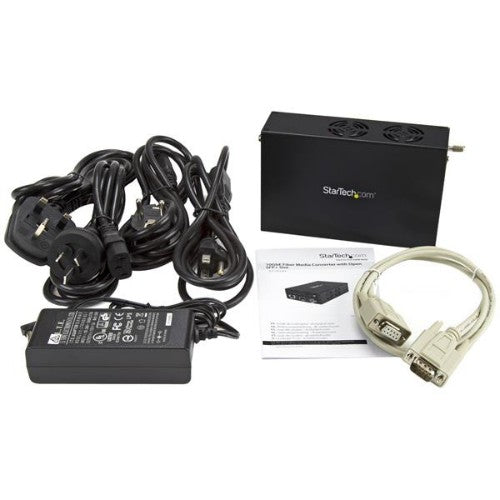 StarTech.com ET10GSFP network media converter 20000 Mbit/s Multi-mode, Single-mode Black