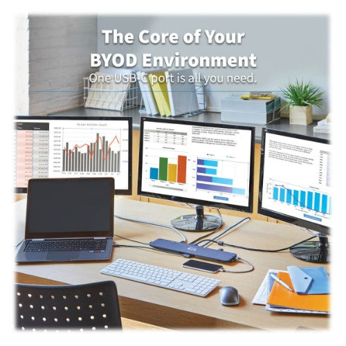 Tripp Lite U442-DOCK7D-B laptop dock/port replicator Wired USB 3.2 Gen 1 (3.1 Gen 1) Type-C Black