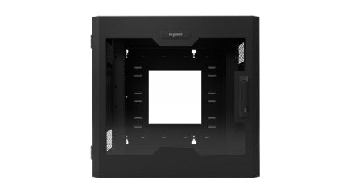 Legrand SWM12RUPL-26-26 rack cabinet 12U Wall mounted rack Black