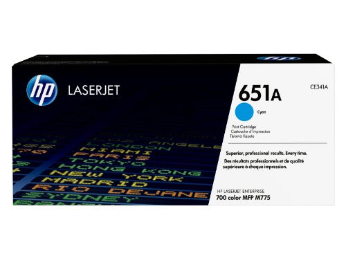 CE341A (651A) Toner cyan, 16K pages