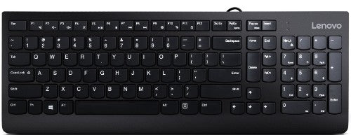 Lenovo 300 keyboard Universal USB QWERTY US English Black