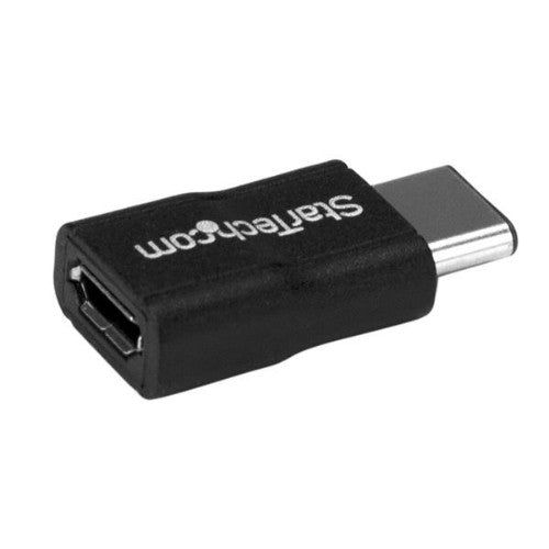 StarTech.com USB2CUBADP cable gender changer USB 2.0 Type-C USB 2.0 Micro-B Black