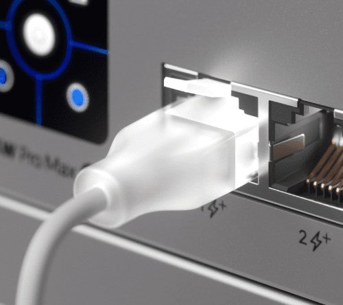 Ubiquiti UACC-Cable-Patch-EL-12M-W networking cable Translucent, White 472.4" (12 m) Cat6