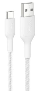 Belkin CAB022FQ1MWH USB cable USB 2.0 39.4" (1 m) USB A USB C White