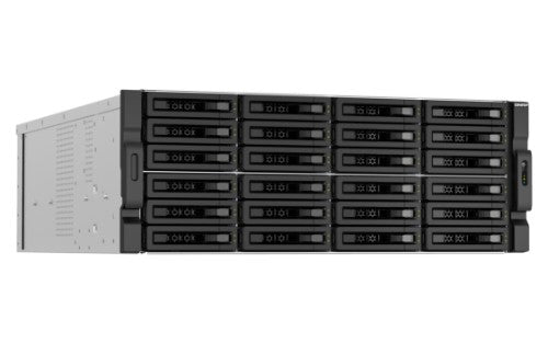 QNAP TS-H3087XU-RP NAS Rack (4U) Intel Xeon E E-2378 64 GB DDR4 0 TB QuTS hero Black, White