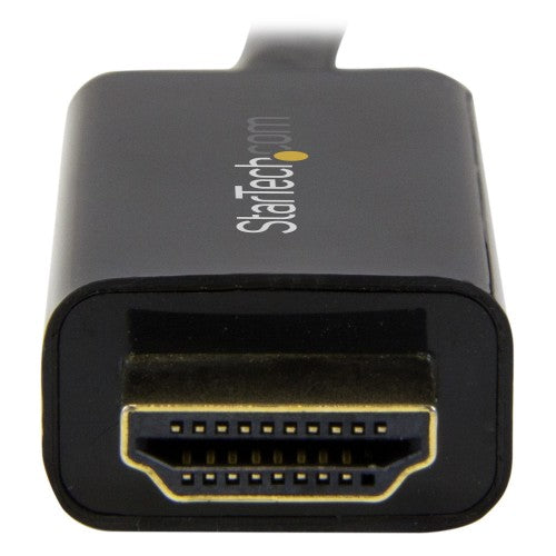 StarTech.com DP2HDMM2MB video cable adapter 78.7" (2 m) HDMI Type A (Standard) DisplayPort Black