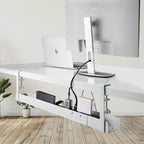 StarTech.com CALW-DESK-CABLE-TRAY cable organizer Cable tray White 1 pc(s)