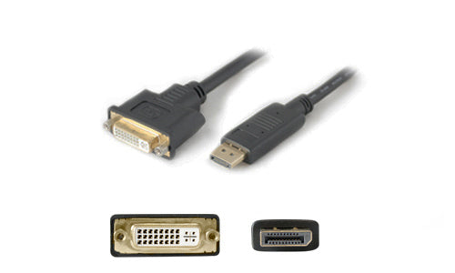 AddOn Networks DisplayPort - DVI 7.87" (0.2 m) Black