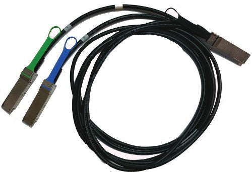 Mellanox Technologies MCP7H50-H001R30 InfiniBand/fibre optic cable 39.4" (1 m) QSFP56 2x QSFP56 Black