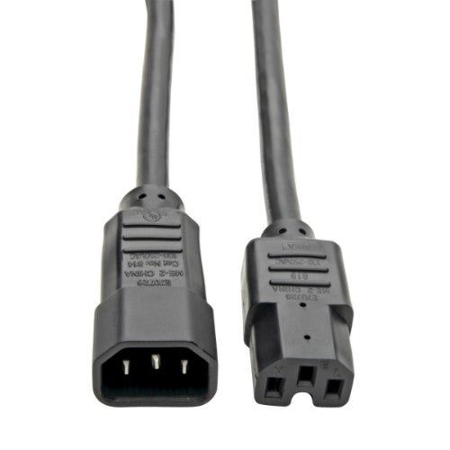 Tripp Lite P018-006 power cable Black 70.9" (1.8 m) C14 coupler C15 coupler - Buy IT Solutions