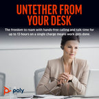 HP Poly Savi 8445 Office DECT 1920-1930 MHz Convertible Headset