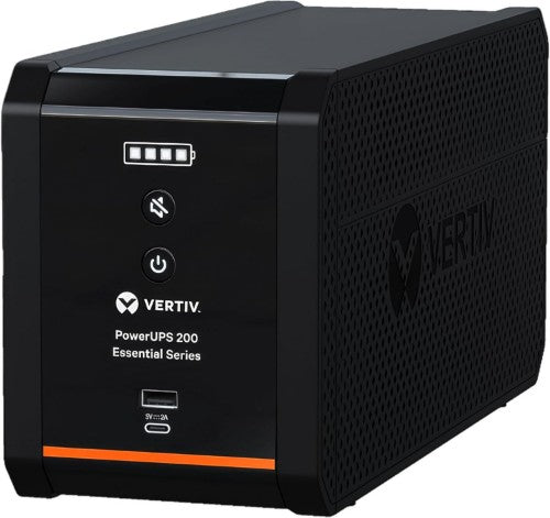Vertiv PowerUPS 200 Essential PSA6E-1000LVT uninterruptible power supply (UPS) Line-Interactive 1 kVA 550 W 6 AC outlet(s)