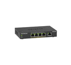 NETGEAR GS305P Unmanaged Gigabit Ethernet (10/100/1000) Power over Ethernet (PoE) Desktop/Wall-Mounting Black