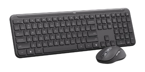 Logitech Signature Slim Combo MK955 for Business | Copilot Edition keyboard Mouse included Office RF Wireless + Bluetooth QWERTY English Graphite