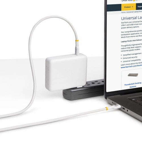 StarTech.com USB2EPR10FW USB cable USB 2.0 122" (3.1 m) USB C White