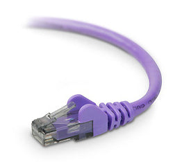 Belkin CAT6 Snagless 30 ft networking cable Purple 359.8" (9.14 m)